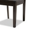 Baxton Studio Gervais Modern and Contemporary Transitional Dark Brown Finished Wood 2-Piece Dining Chair Set 177-11381-Zoro - alternate 4